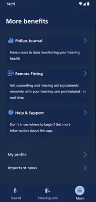 Philips HearLink 2 android App screenshot 2